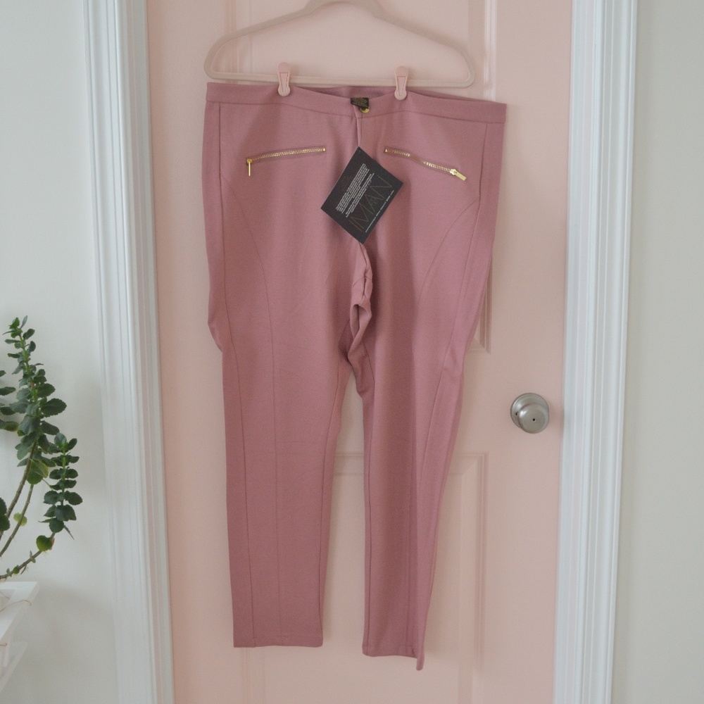 NWT! Blush Pink IMAN Leggings